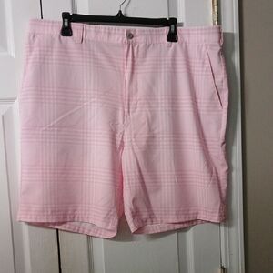 Pro Tour Men's Pink Plaid Golf Shorts Sz 40 NWOT